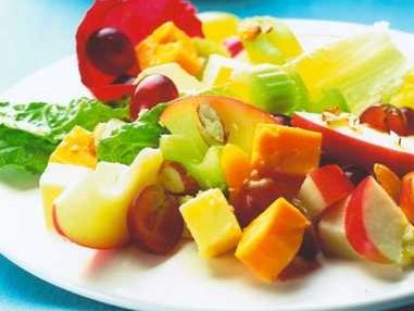 Port Wine Derby Fruity Cheese Salad