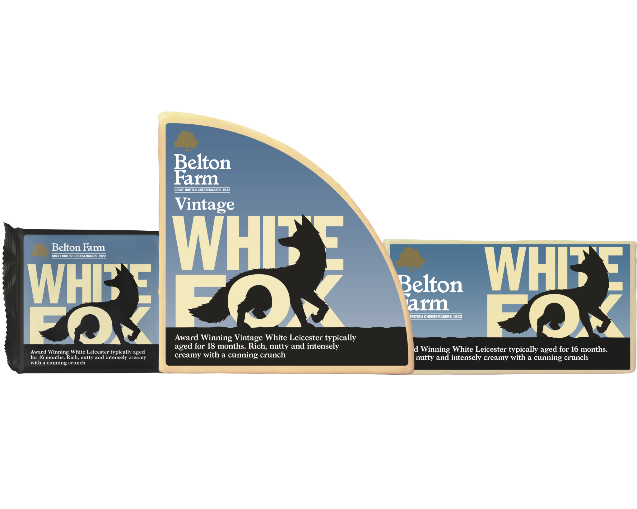 White Fox Cheese Slowly Matured & Crunchy Belton Farm